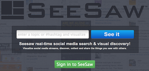 SeeSaw1 20 herramientas donde monitorizar un hashtag
