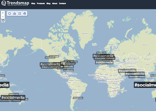 Trendsmap1 20 herramientas donde monitorizar un hashtag