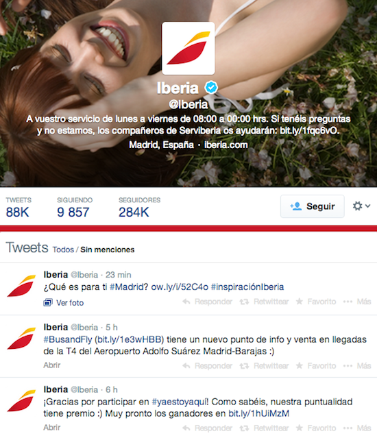 Iberia Redes sociales: la panacea de la atención al cliente