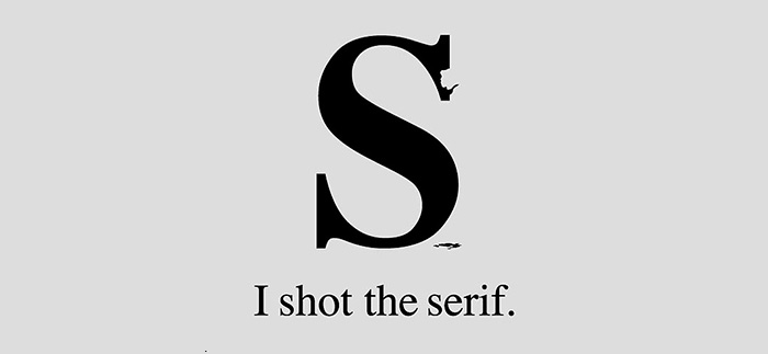Ejemplo de tipografía Serif Tipografía Serif