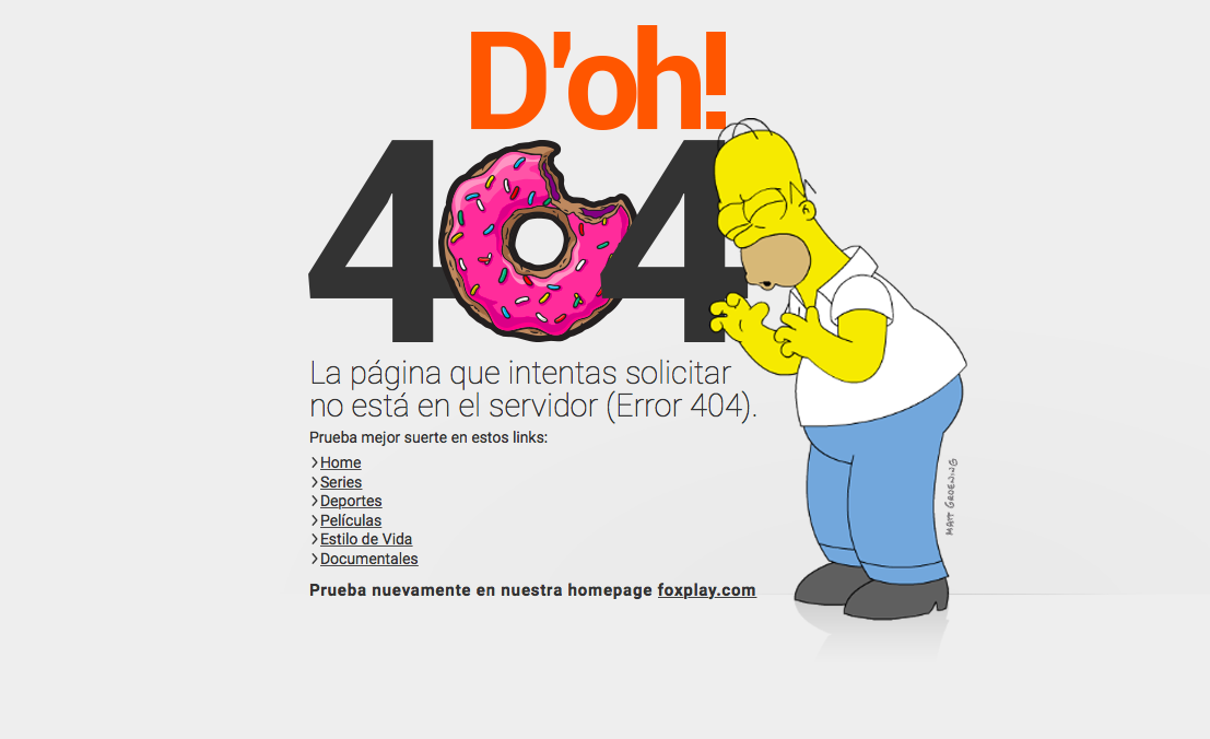 14 propuestas originales de páginas de error 404