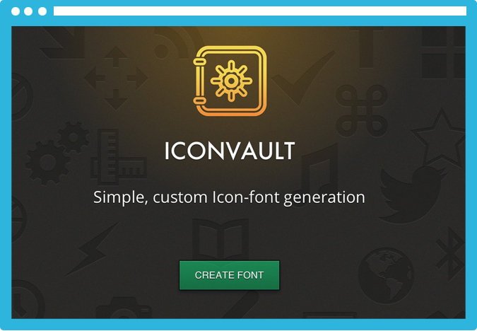 iconvault Cómo convertir tus iconos en una fuente