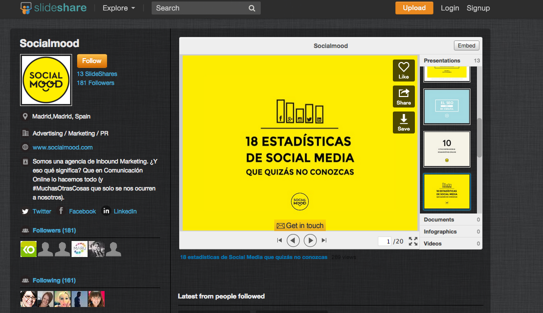 cómo sacar el mayor partido a slideshare