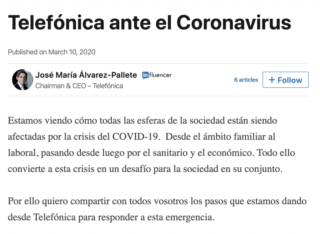 Coronavirus y emergencias en redes sociales ¿qué hacer y qué no? - FIO