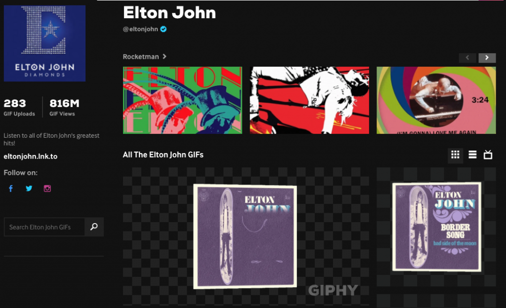 Gif Elton John